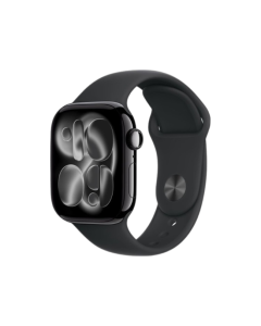 APPLE שעון חכם Apple Watch Series 11 GPS 42mm אלומיניום שחור Jet Black עם רצועת Sport שחורה M/L