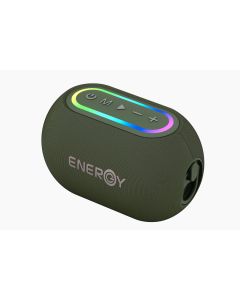 רמקול נייד ENERGY pulse L10 15W + תאורת לד - ירוק חאקי