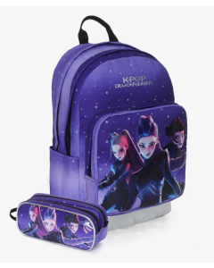 תיק+קלמר סגול Kpop Purple