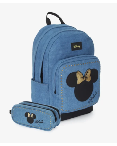 תיק+קלמר גינס Disney Denim Minnie