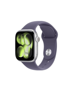 APPLE שעון חכם Apple Watch Series 11 GPS 42mm אלומיניום כסוף Silver עם רצועת Sport סגול Purple Fog S/M