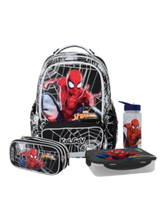 סט כיתה א- שחור Schoolbag Spiderman XFIX