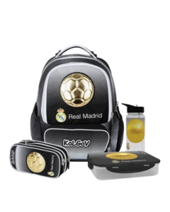 סט כיתה א- שחור/לבן Schoolbag Real Madrid XFIX