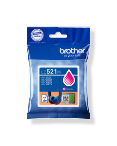 ראש דיו מגנטה BROTHER LC521M