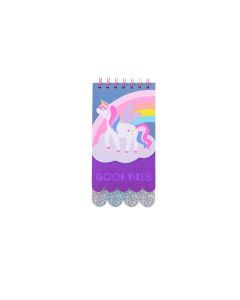מחברת ספירלה רכה 100x195 מ"מ, 80 גרם 90 דפים