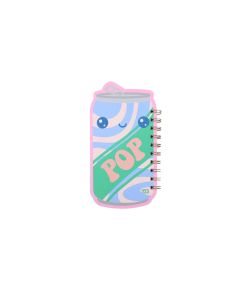סט מחברת ספירלה ועט 102x195 מ"מ, כריכה קשה