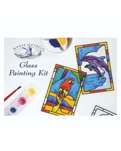 קיט לציור על זכוכית House of Crafts