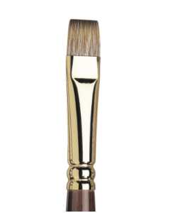 Winsor & Newton מכחול - Monarch 10 שיער סינתטי שטוח קצר