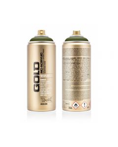 Montana Cans ספריי צבע - Montana Gold 400 מ"ל מס גוון: CL6340 שם גוון: Olive Green