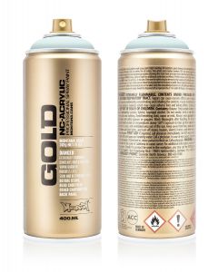 Montana Cans ספריי צבע - Montana Gold 400 מ"ל מס' גוון: 5100 שם גוון: Polar Blue