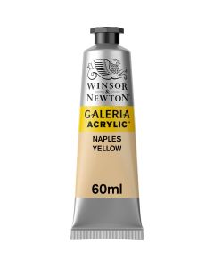 Winsor & Newton צבע אקריליק 60 מ"ל Galeria גוון: NAPLES YELLOW סריה 1