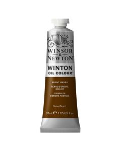 Winsor & Newton צבע שמן ווינטון 37 מ"ל Burnt Umber גוון:0076