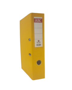 קלסר ‏‏ABC עברית גב ‏‏8 צהוב