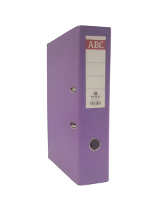 קלסר ‏‏ABC עברית גב ‏‏8 סגול