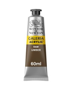 Winsor & Newton צבע אקריליק 60 מ"ל Galeria גוון: Raw Umber