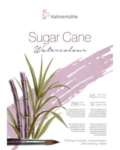 HAHNEMUHLE  Sugar Cane בלוק לצבעי מים A5 כבישה קרה 290 גרם