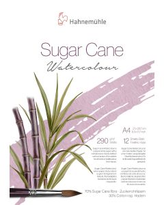 HAHNEMUHLE  Sugar Cane בלוק לצבעי מים A4 כבישה קרה 290 גרם