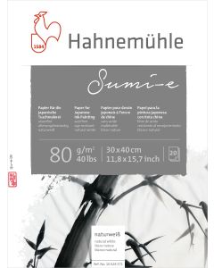 HAHNEMUHLE  Sumi-e בלוק 30X40 לרישום בדיו 80 גרם