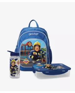 כחול Fireman מארז סט תיק נועם