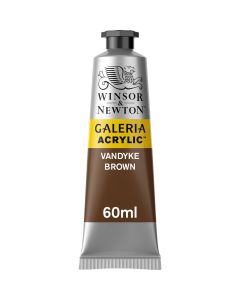 Winsor & Newton צבע אקריליק 60 מ"ל Galeria גוון: Vandyke Brown