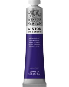 Winsor & Newton צבע שמן - Winton 200 מ"ל שם גוון: Dioxazine Purple מס' גוון: W0229 (47)
