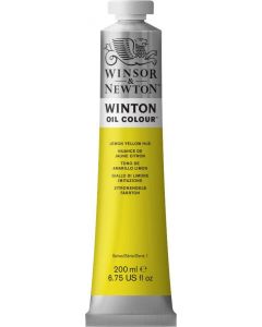 Winsor & Newton צבע שמן ווינטון 200 מ"ל Lemon Yellow Hue מספר גוון:W0346