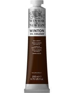 Winsor & Newton צבע שמן ווינטון 200 מ"ל Raw Umber מספר גוון:W0554