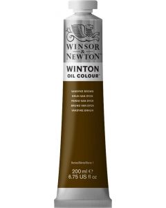 Winsor & Newton צבע שמן - Winton 200 מ"ל שם גוון: Vandyke Brown מס גוון: W0676 (41)